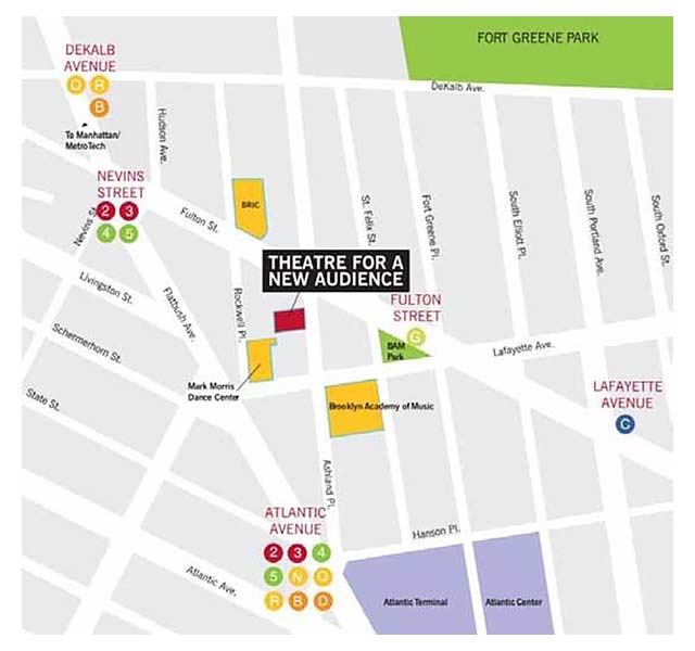 Dowtown Brooklyn Cultural District Map, Overall Site Map 